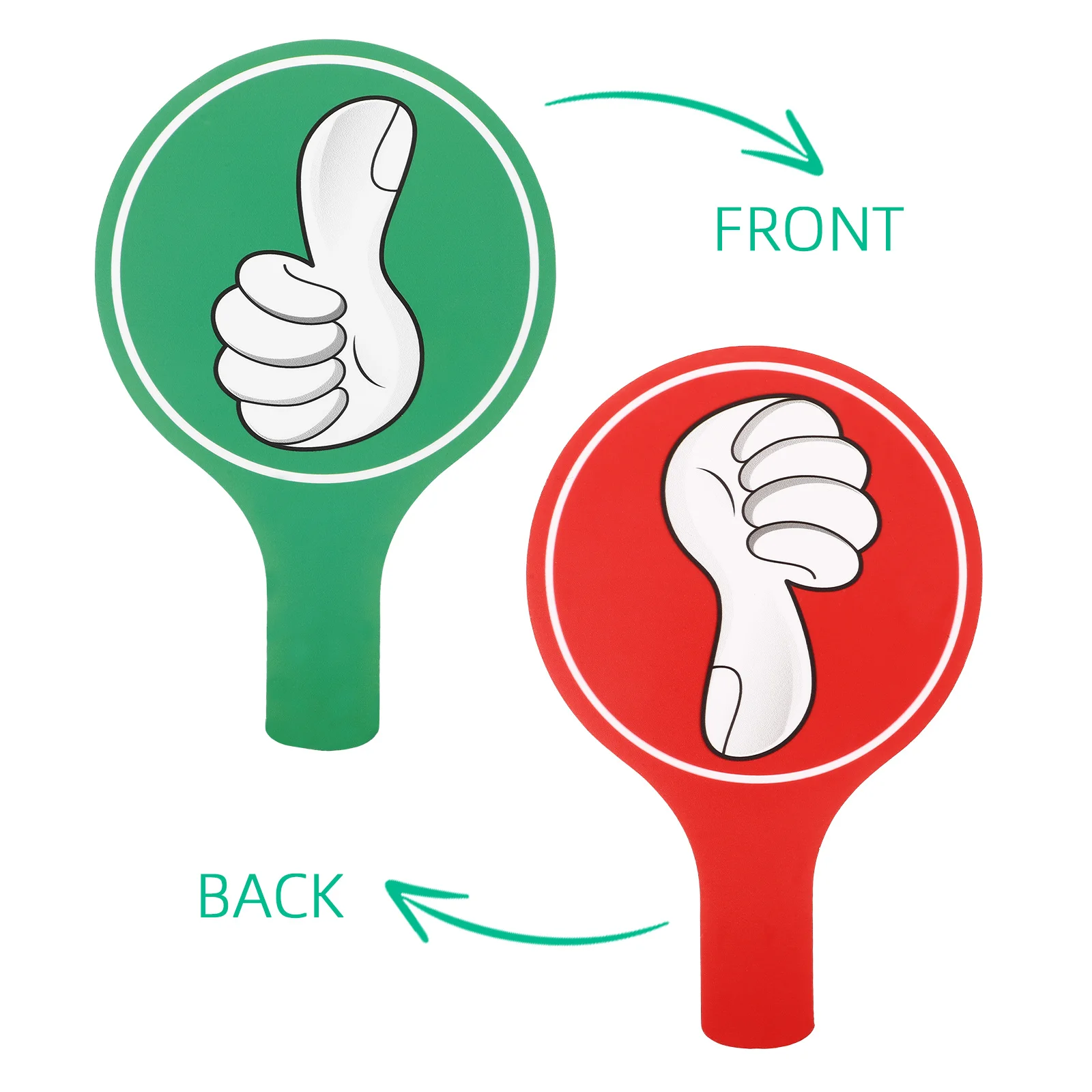 Paletas de votación reutilizables para el aula, suministro de votación, tablas de juez ligeras para profesores, interacción de estudiantes a granel