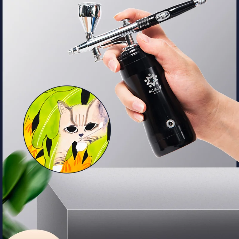 

Ceramic airbrush, watering can, airbrush, air pump, paint tool, glaze, portable mini rechargeable airbrush