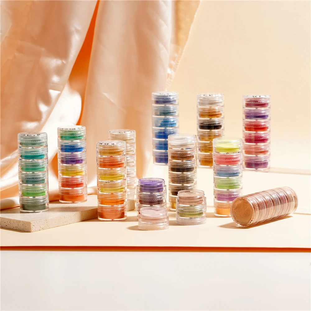 6 Farben/Set Glimmerpulver für Epoxidharz, Perlglanz, Epoxidharz, Farbstoff, Perlenpigment für Nagelkunst, Kunstharz, DIY, Schmuck, Basteln