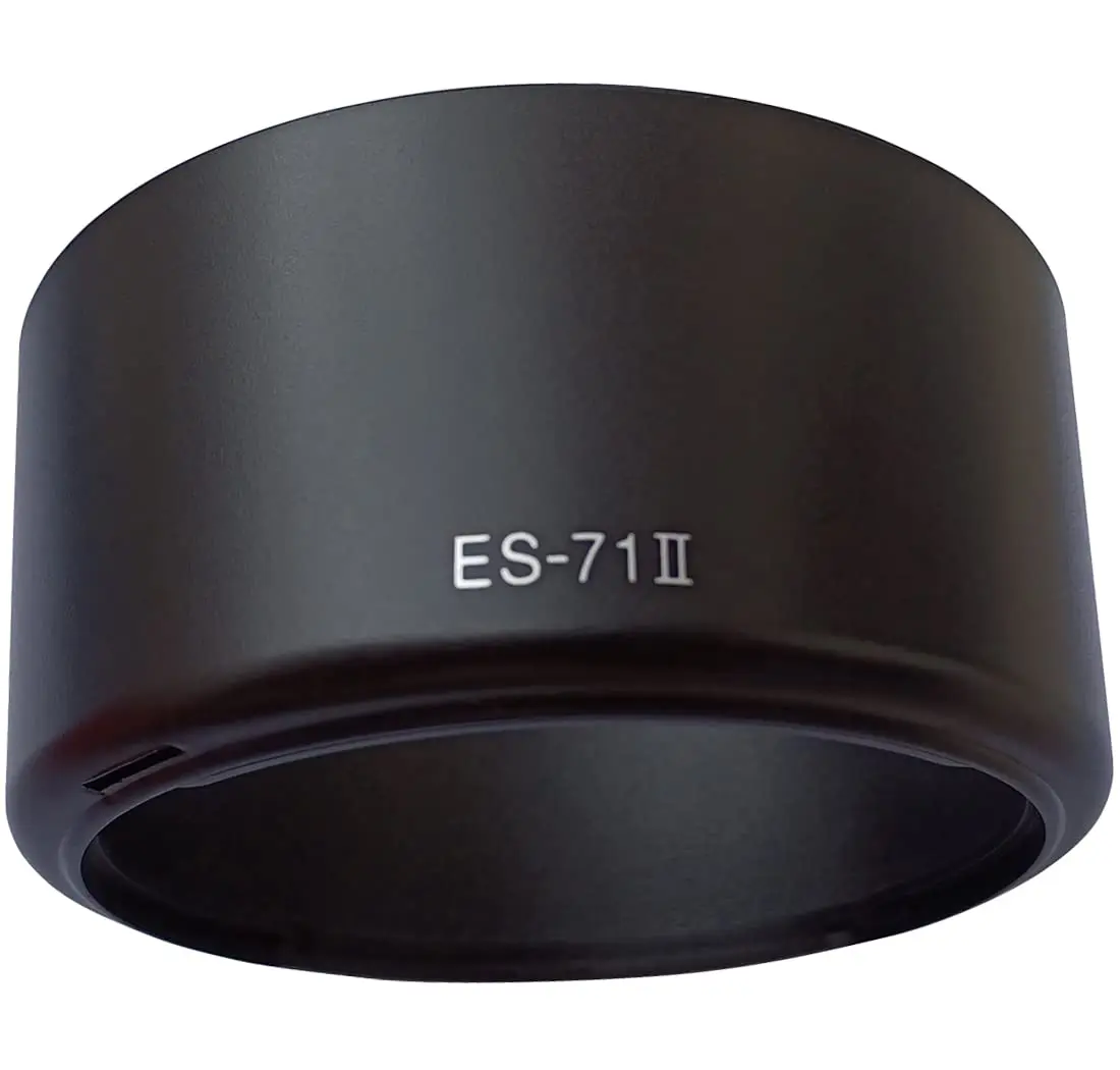 عكسها ES-71II ES71II ES 71II عدسة هود Lente اغطية لكانون كاميرا EF 1.4/50 مللي متر USM
