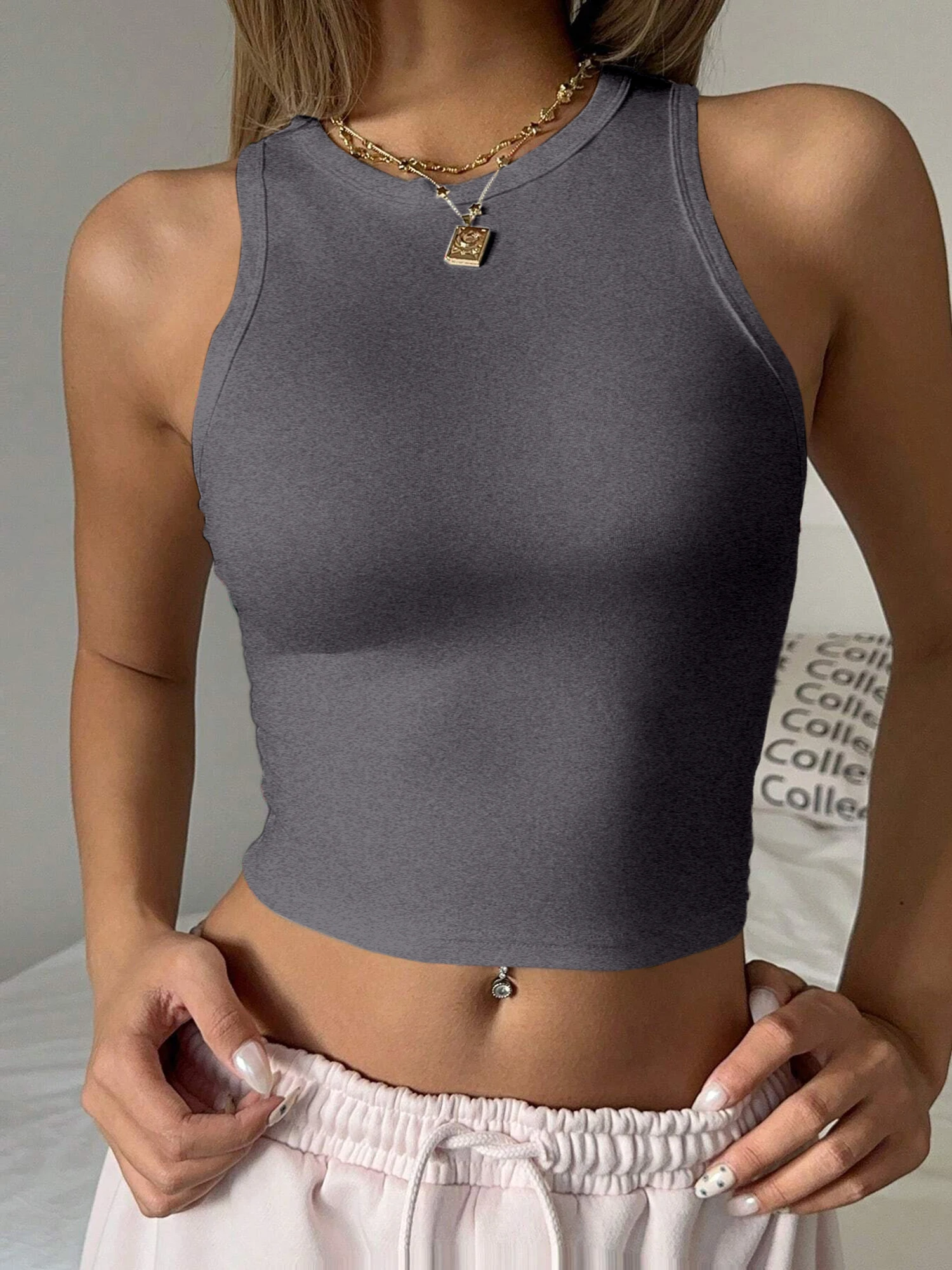 Clean Girl Athletisches Crop T – Seamless Ribbed Workout Tank Top Bewertung und Preis