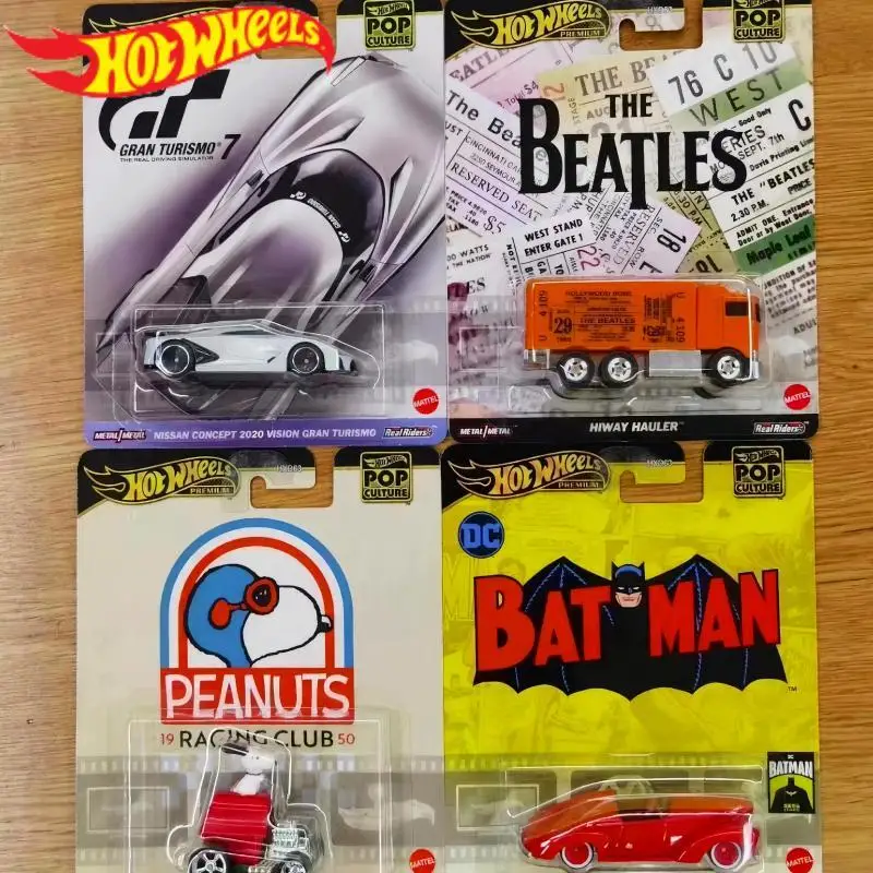 

Hot Wheels HXD63-B NISSAN CONCEPT 2020 SNOOPY FIRSTBATMOBILE Collect Toys Cars for Kids Model Car 1/64 Pop Culture Boy Gift