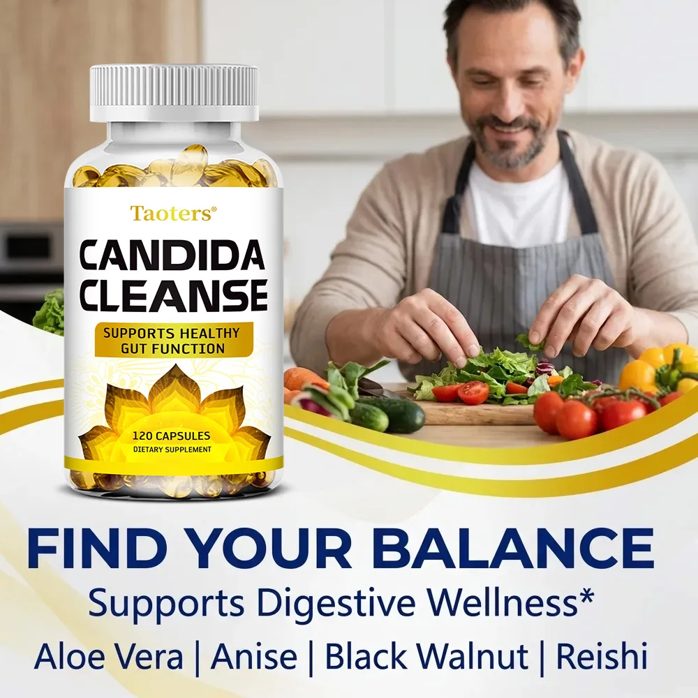 Candida Cleanse - Antioxidant, Intestinal Cleansing and Detoxification, Promote Digestion & Metabolism