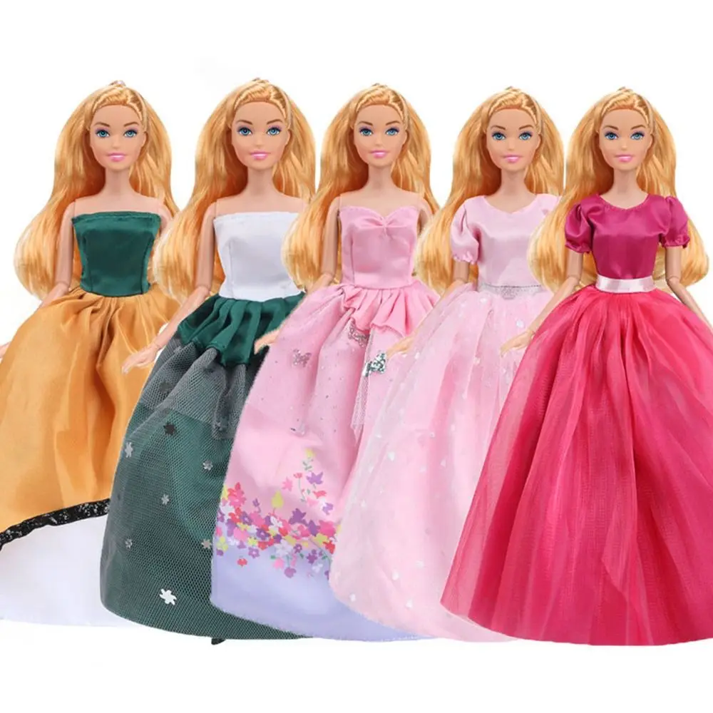 

Fashion Doll Suit Newest DIY Party Clothes Handmade Doll Accessories Casual Wear Girl Floral Clothes 30cm Doll