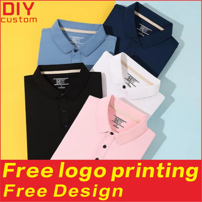 

Quick drying breathable wrinkle resistant T-shirt shirt polo shirt printed logo embroidered men's and women's workwear design