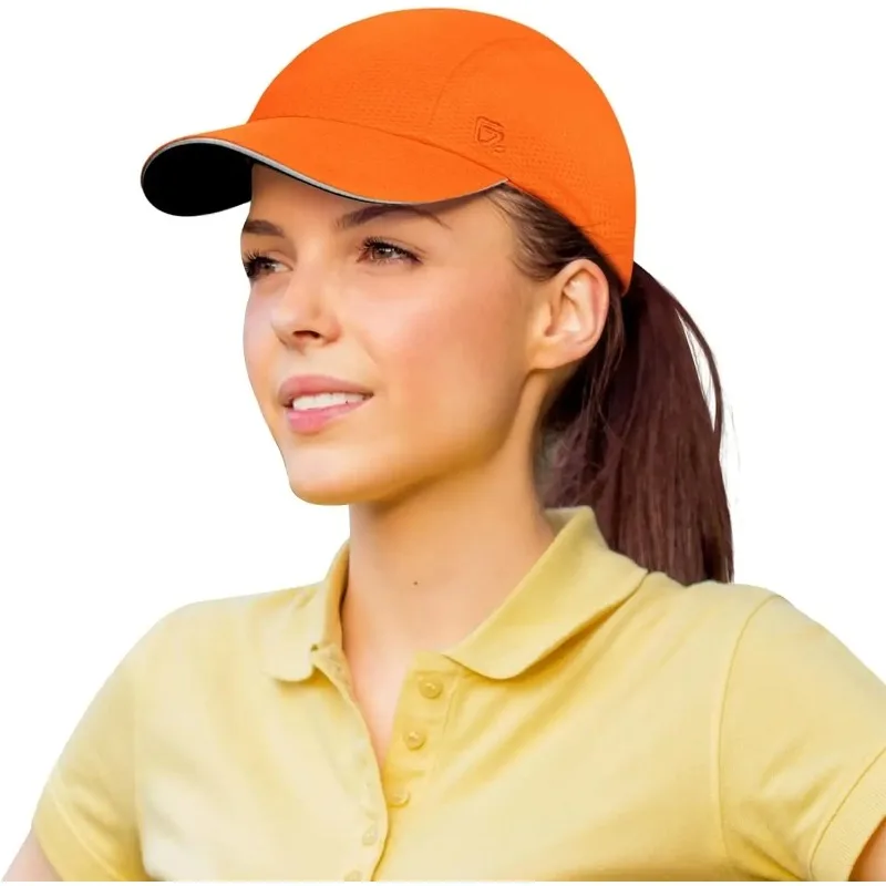 GADIEMKENSD Women Running Cap Mesh Hat - Excellent Ventilation, Lightweight, Reflective Safety Sports Sweat Baseball Cap M22