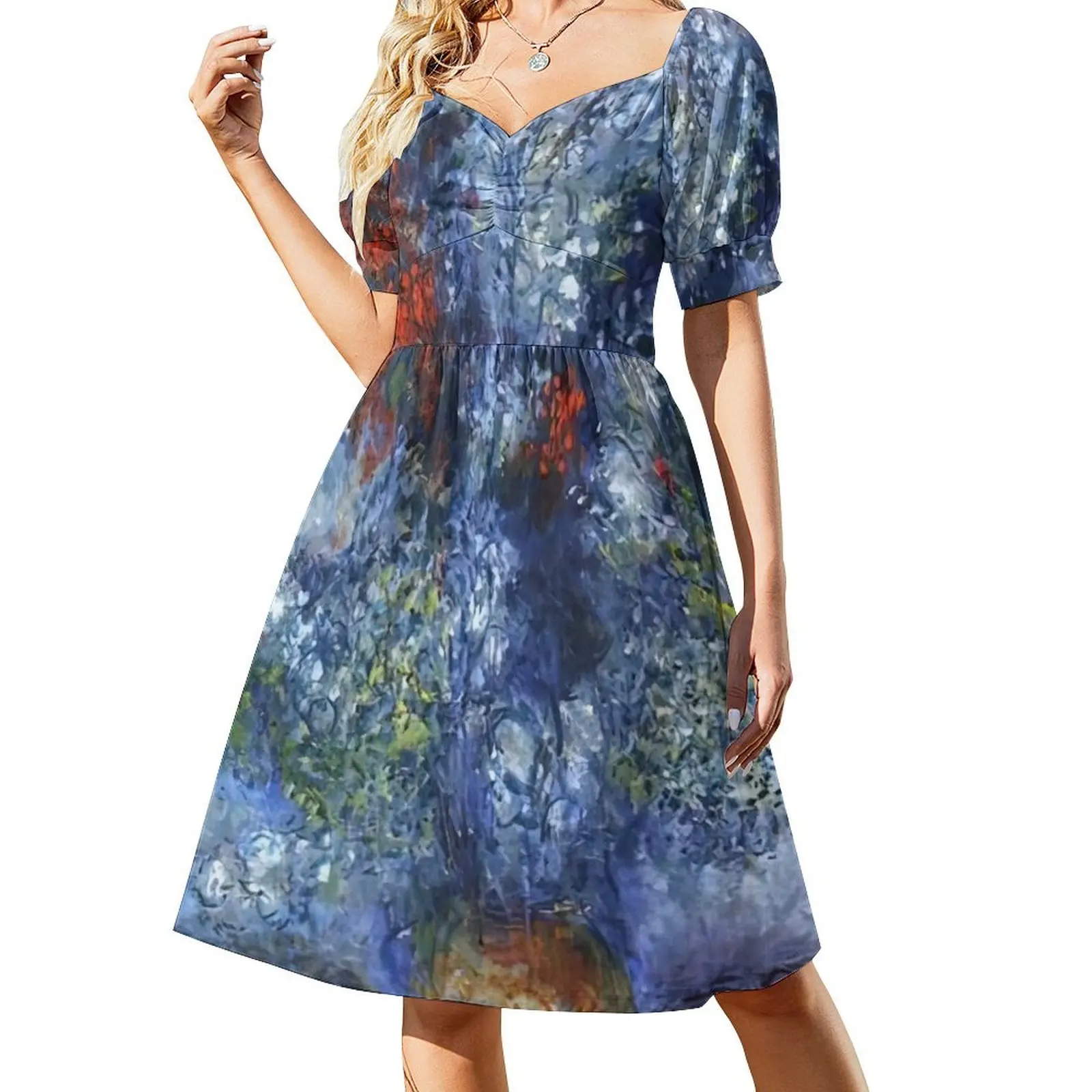 

marc chagall surrealism art Short-Sleeved Dress sexy dress Party dresses for women wedding dresses for woman