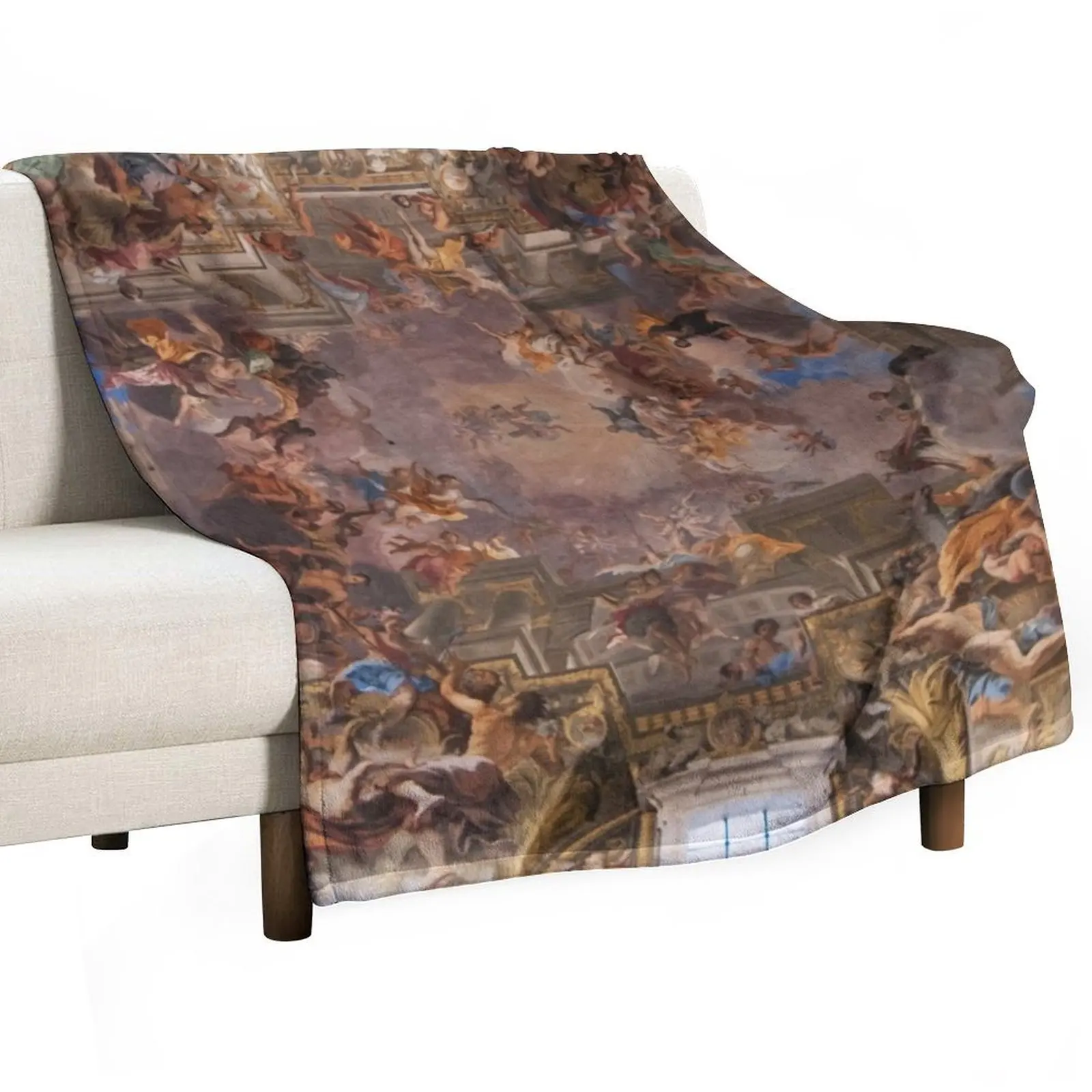 Sant'Ignazio Church Ceiling Fresco, Rome Throw Blanket Luxury Thicken Baby Furrys Blankets