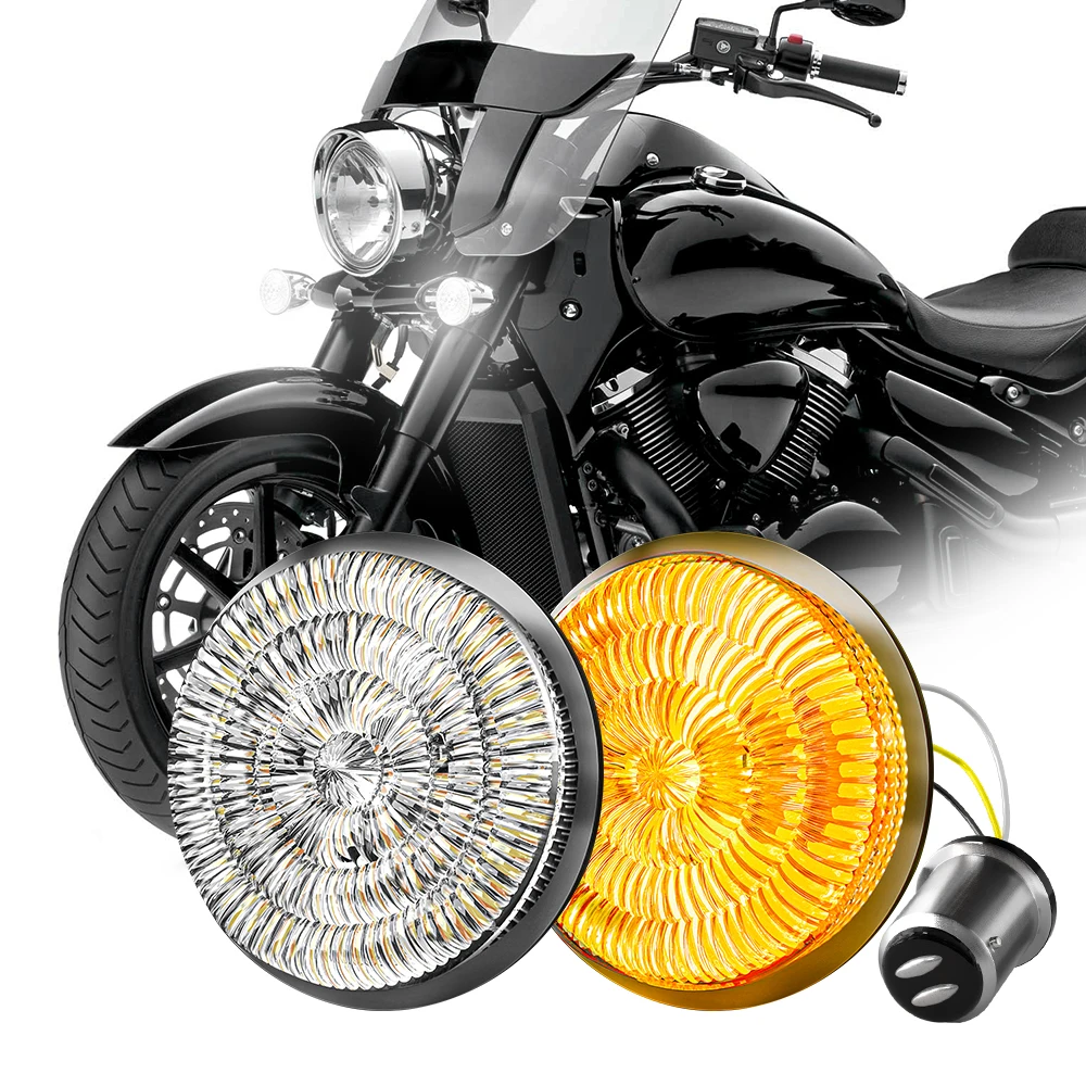 

XDS Led Turn Signal Light 1157 Front 1156 Rear 2 Inch For Harley Dyna Sportster Softail Road Street Glide Road King Cruiser Turi