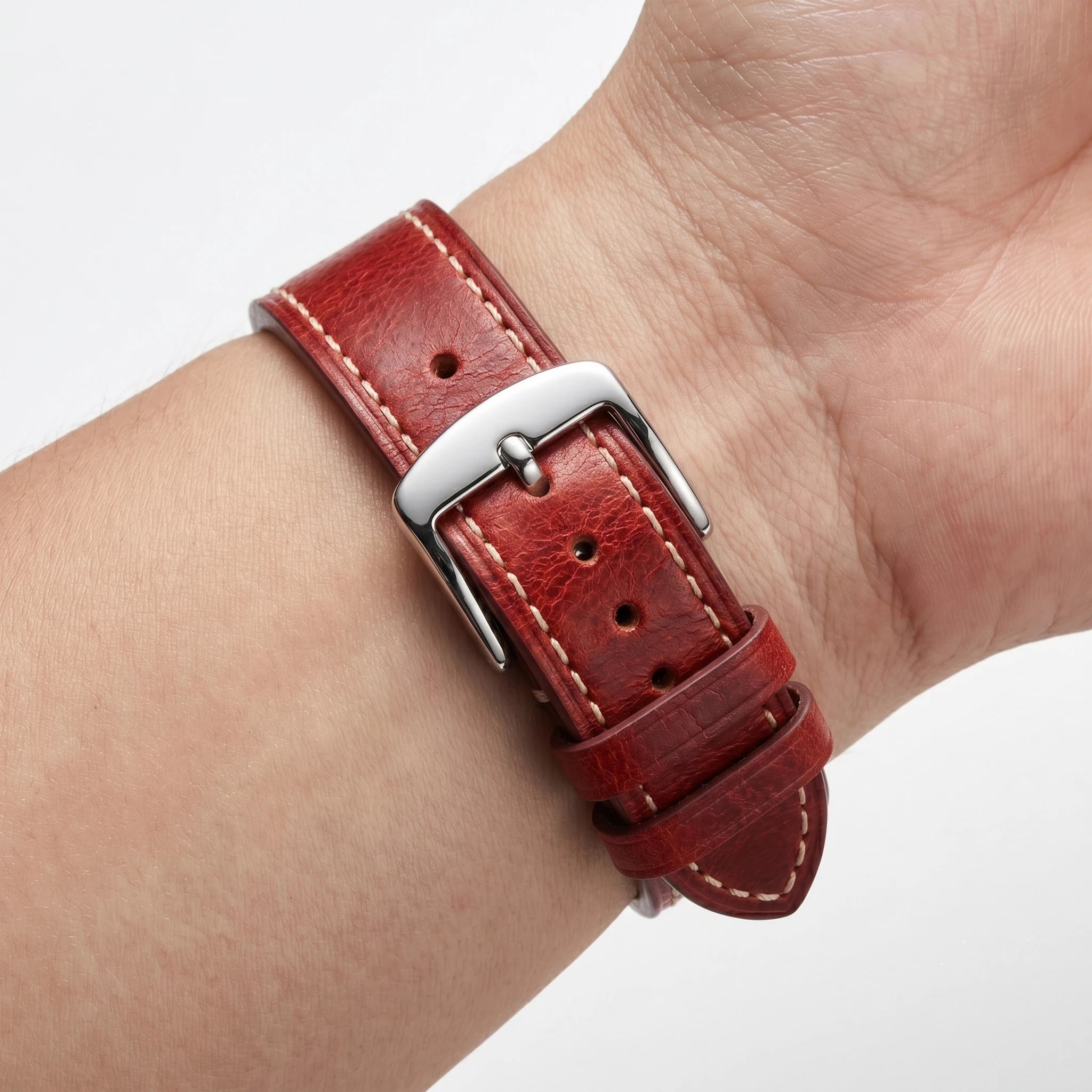 สายนาฬิกาหนังวินเทจเกรดพรีเมีย - Suede Strap Watch บทวิจารณ์และราคา
