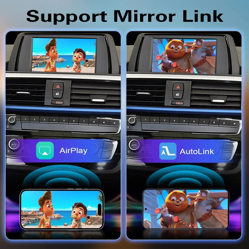OEM Screen Upgrade Wireless CarPlay for BMW EVO 1 2 3 4 5 7 Series X1 X3 X4 X5 X6 MINI F56 F15 F16 F25 F26 F48 F10 F22 F20 F30