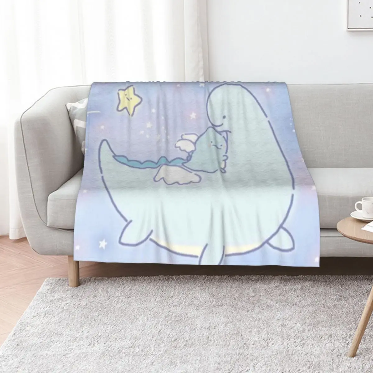 Sumikko Gurashi Tokage and momy Throw Blanket Stylish Decor Blanket Gift for Friends Roommate