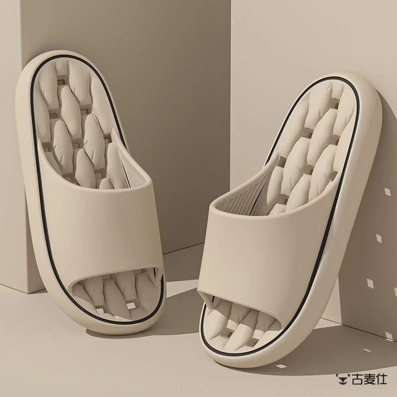 Bathroom Slippers Men's Summer Indoor Home Bath Anti-slip Drainage Hollow Quick-drying No Smell Foot Sandals Women's Open-Toe...