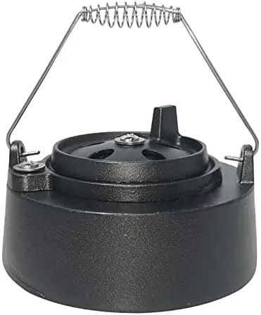 

Cast Iron Daisy Wheel Chimney Cap for Big Green Egg M/L/XL/XXL - Dual Function Metal Top Replacement