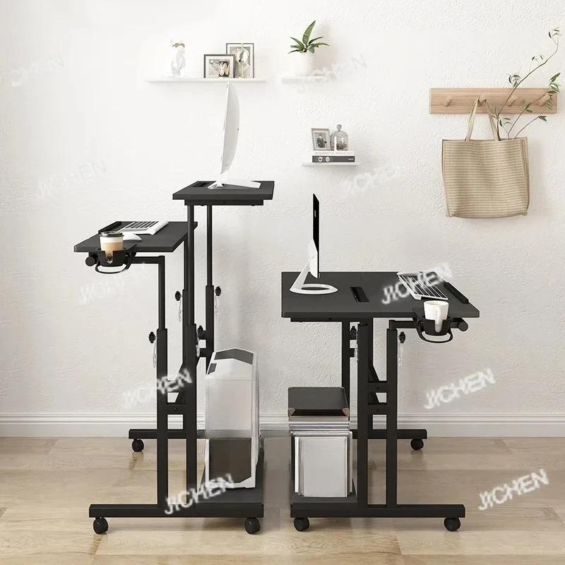 

Mobile computer desk notebook desktop simple lifting table lazy home adjustable desk