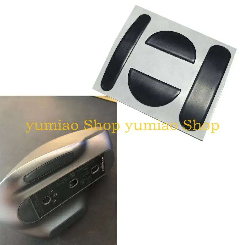 587B 1 conjunto adesivos mouse pretos para MX 3 contém 1 almofada desinfetante