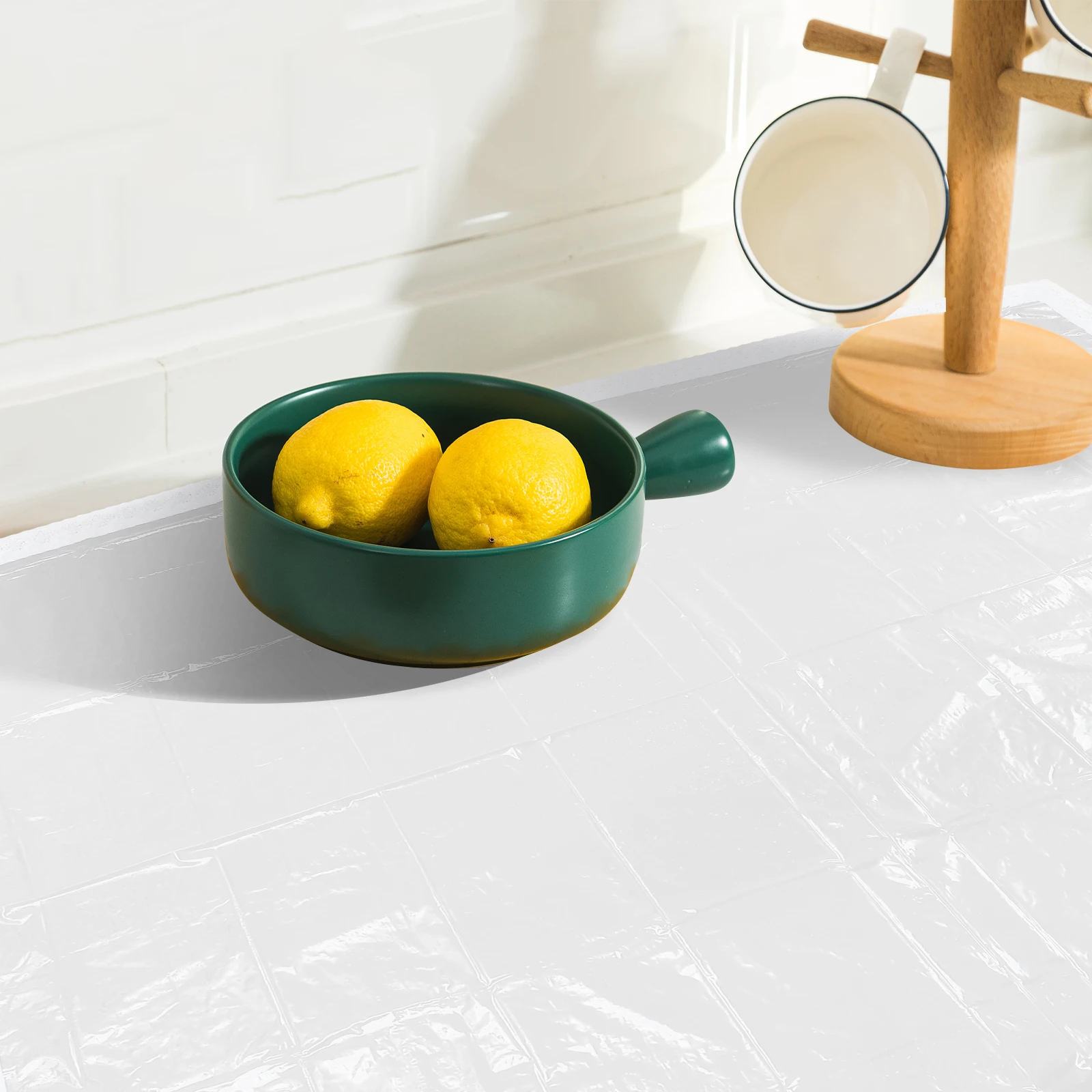 

PVC Table Cover Waterproof Oilproof Transparent Tablecloth Dining Protector Desk Pad Smooth Surface Long Lasting Heavy Duty