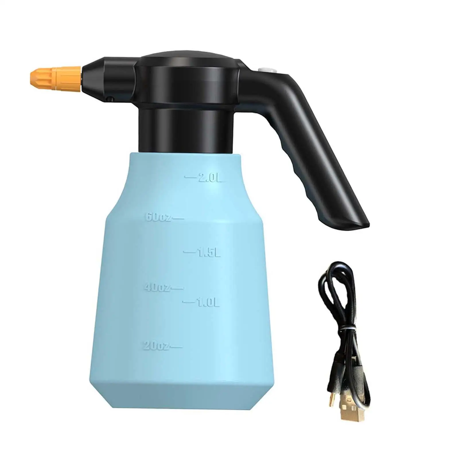 Electric Foam Sprayer, Electric Spray Bottle Handheld Spritzer, Car Wash Foam Sprayer 2L for Auto Detailing Gardening