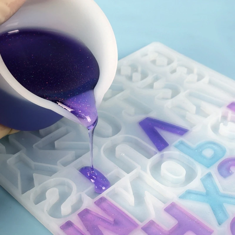 50ml Silicone Measuring Cup DIY Resin Tools Cup for Making Handmade Craft Nonstick Reusable Mixing Cups Precise Scal