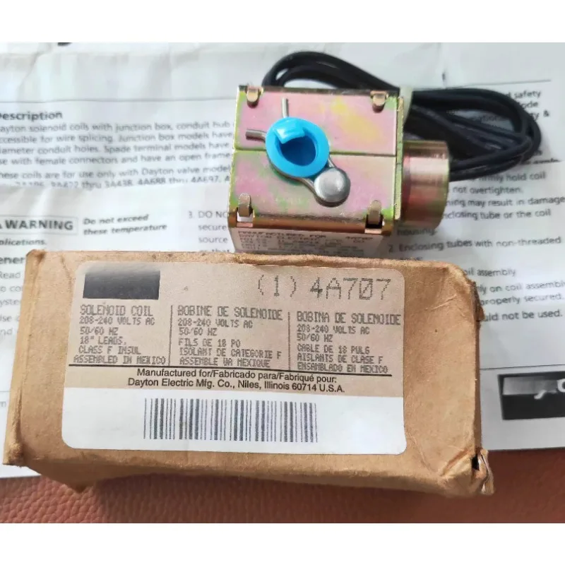 

Parts for DAYTON Solenoid Valve Coil (4A707)