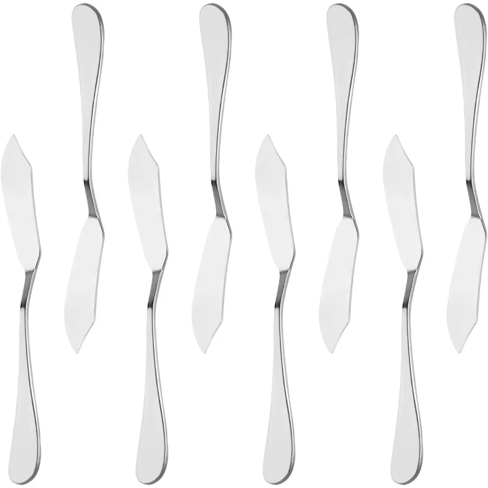 

8pcs Stainless Steel Butter Knife, Cheese/Butter Spreaders, Breakfast Spreads Knives,Cheese and Condiments