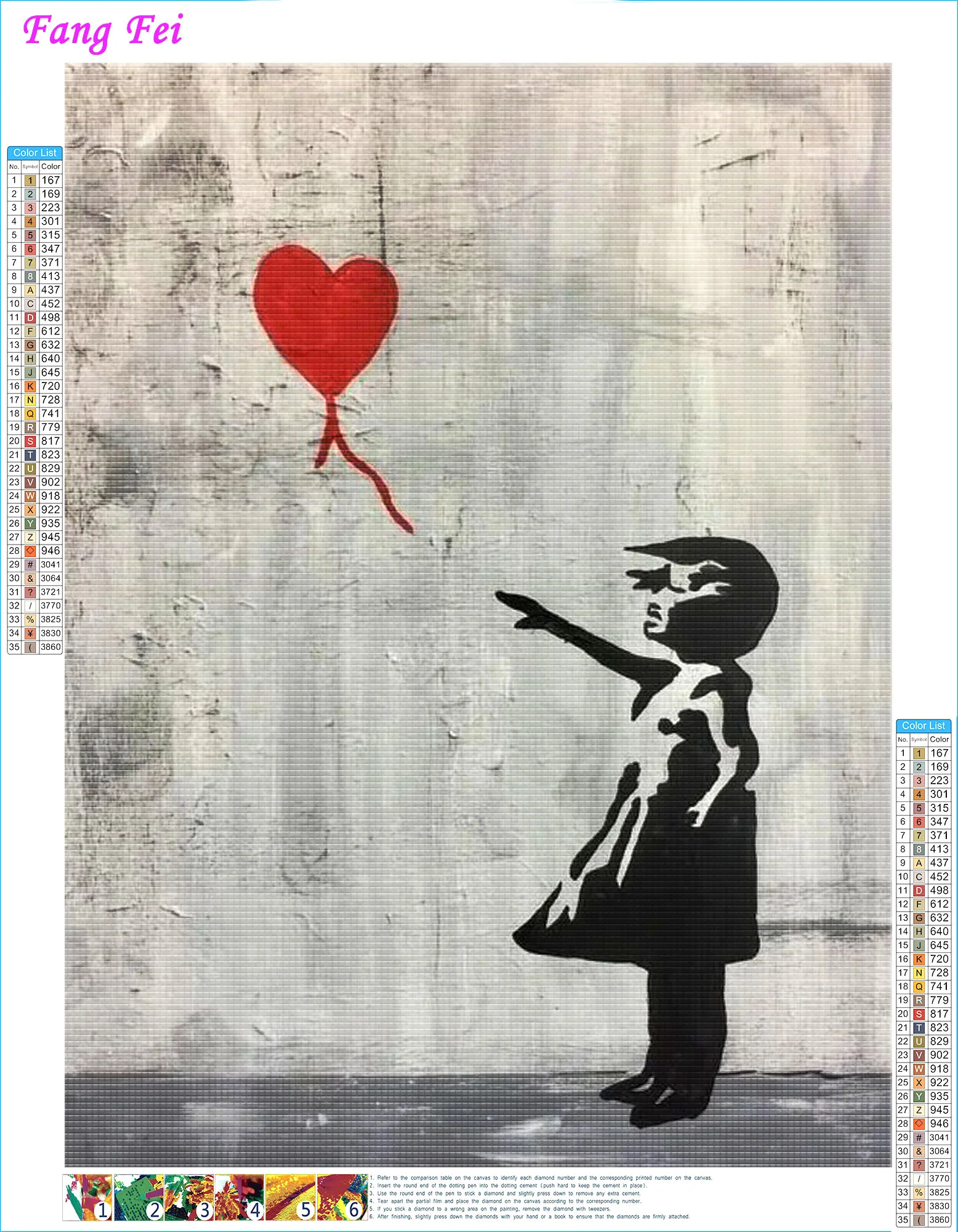 DIY Full Diamond Painting Artist Banksy Graffiti Street Art Wall Artwork Cross Stitch Embroidery Picture Mosaic Craft Home Decor