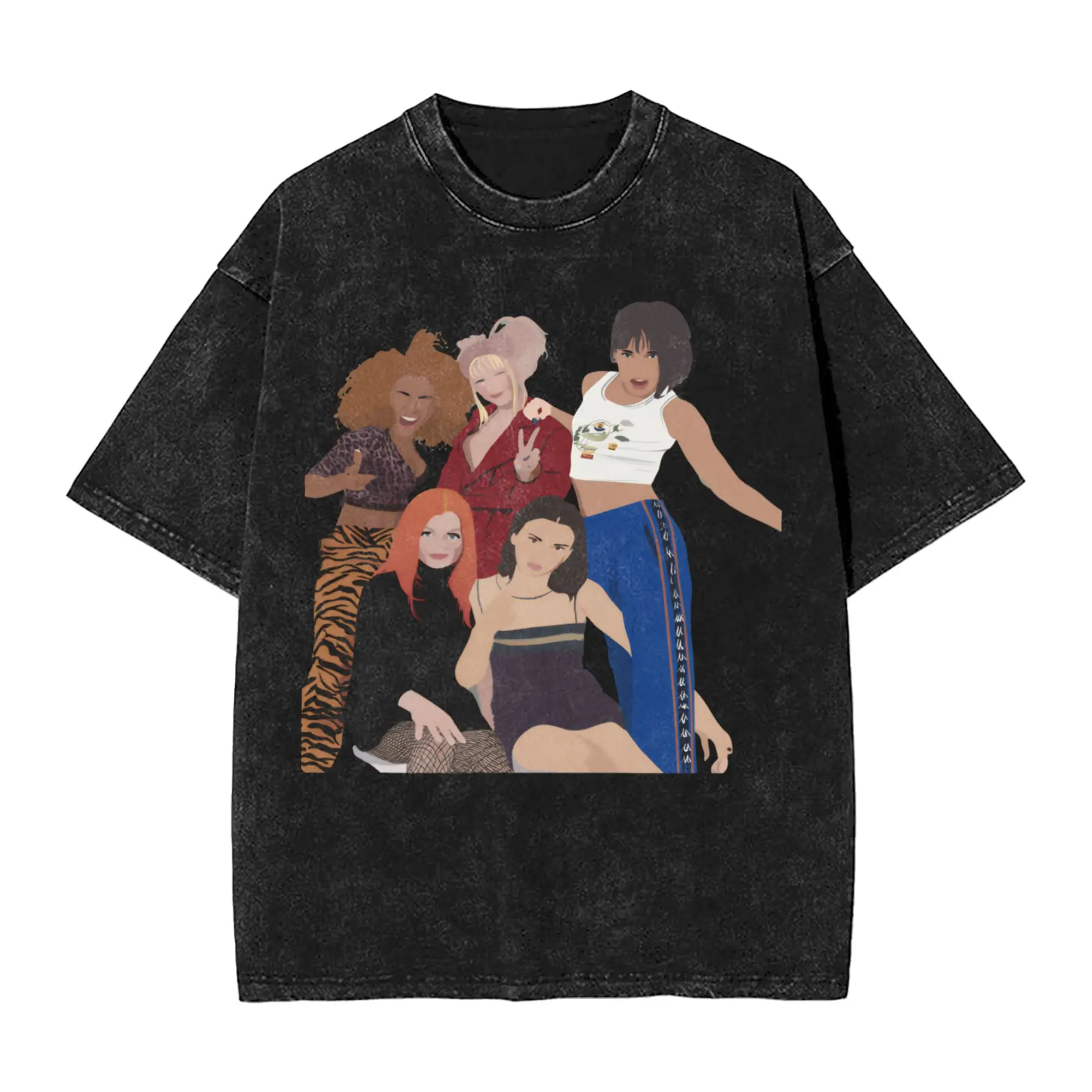Spice Girls World Tour 2026 T Shirts for Men 100% Cotton Casual T-Shirts O Neck  Tees Short Sleeve Clothing Classic