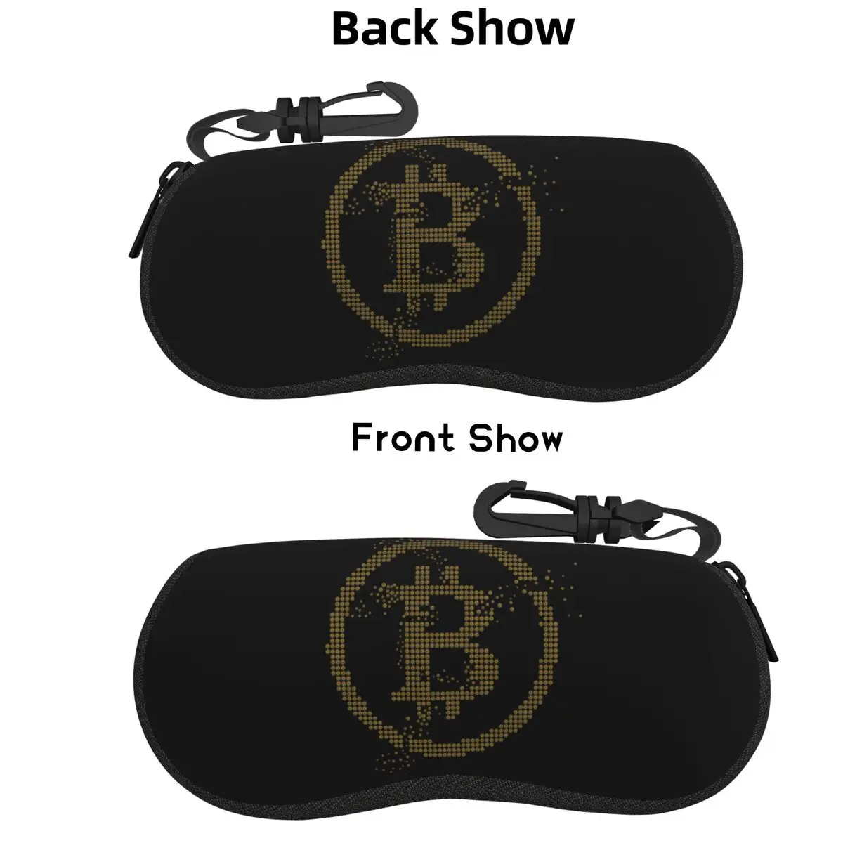 

Bitcoin Los Angeles - Cool Bitcoin Crypto Shell Glasses Case Portable Sunglasses Box Women Men Soft Eyeglasses Bag Pouch