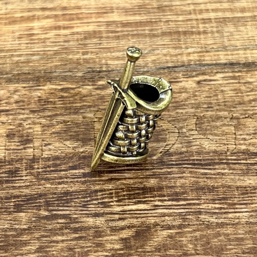 

Nostalgia 1pcs Angel's Sword Bead Viking Vegvisir Compass Runes Metal Beads For Hair Beard Braids Bracelet Jewelry Making