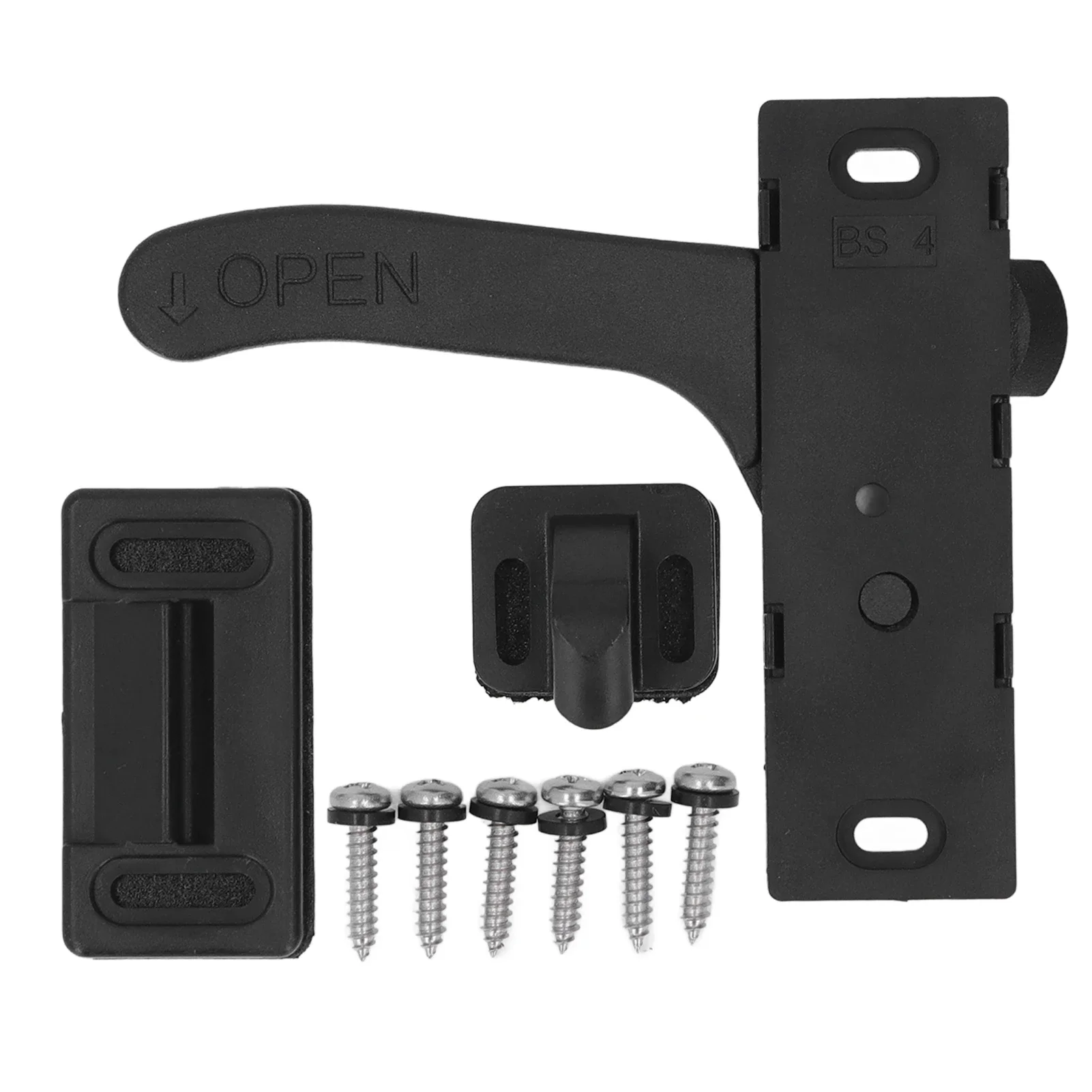 

RV Right Hand Screen Door Latch Window Zinc Alloy Door Latch Handle Kit for Trailer Camper