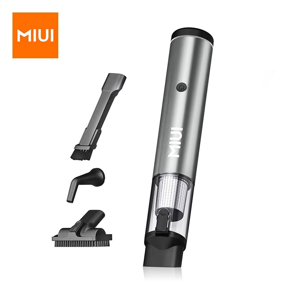 MIUI Portable Cordless Vacuum Cleaner Multifunctional Car Vacuum Cleaner USB Charging 15000Pa with Blowing Head Pet Brush G-PRO