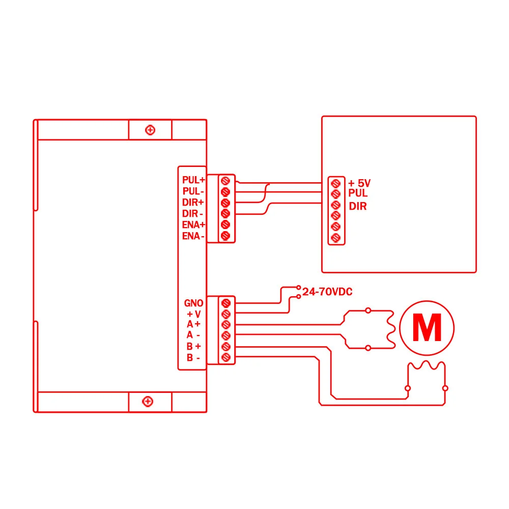 Microstep Motor Driver DM542 DM556 Suitble for 42 57 Stepper Motor Nema17 Nema23 Supply Voltage 20-50V DC 1-5.6A