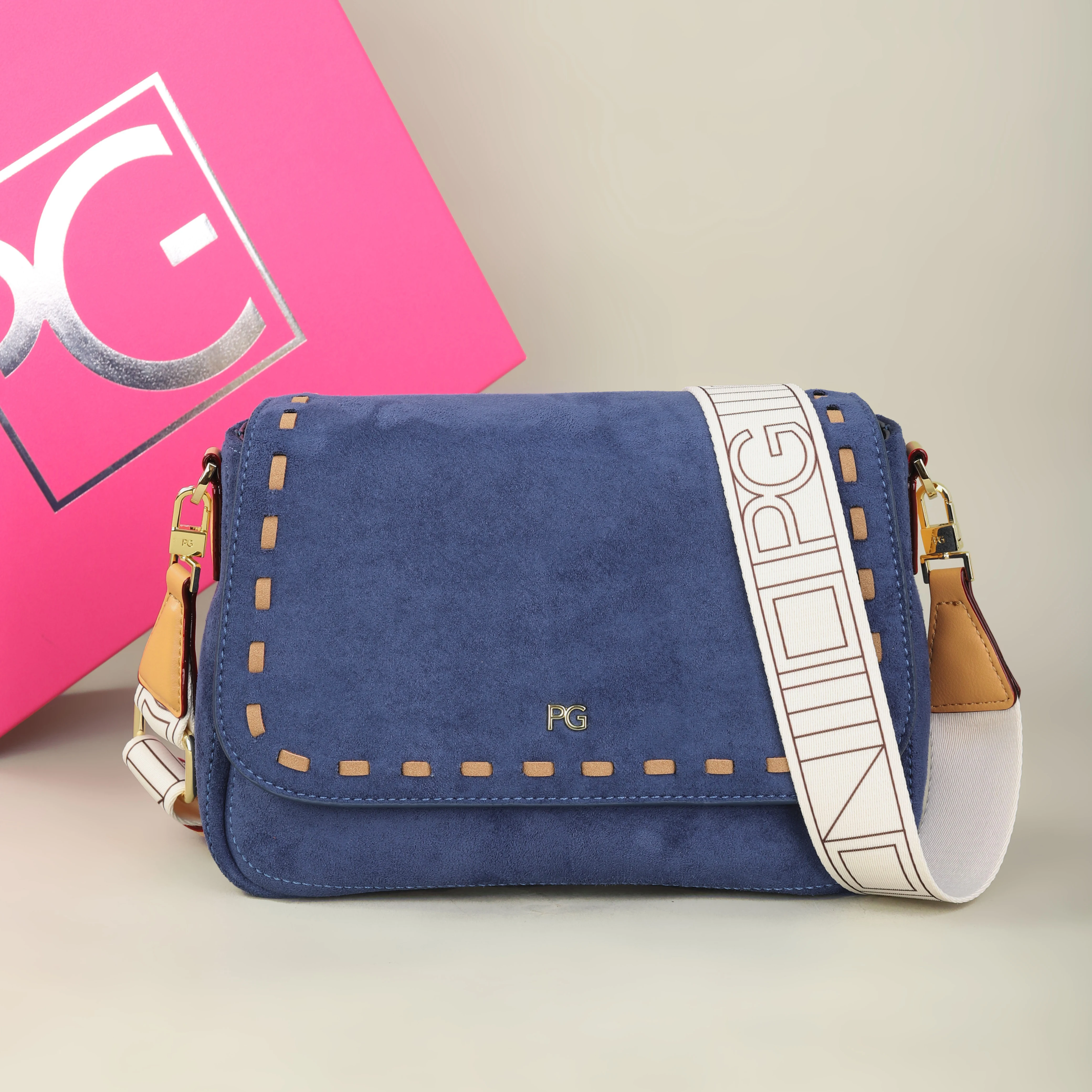 PG Retro Damen-Umhängetasche aus Leder, Multifunktionale Old-School-Klassiker-Crossbody-Tasche, Ausverkauf – Detail 16