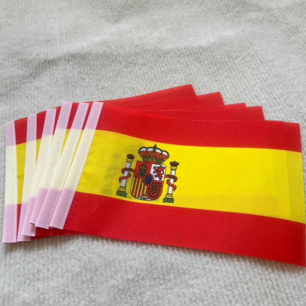 14*21 Spain hand flag Spanish Wave Crest banner Sports opening outdoor De