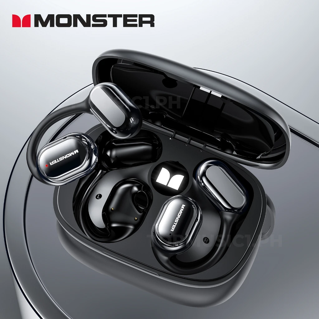 

Monster AC100 Conduction Беспроводные Bluetooth-наушники HIFI Качество звука HD Call Touch Наушники Водонепроницаемые спортивные наушники на открытом воздухе