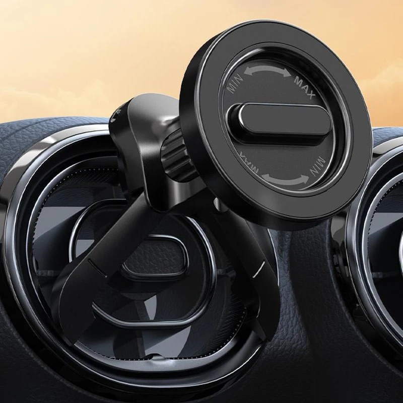 Magnetische Auto-Lüftungshalterung für Handys mit N52 Starken Magneten, Handyhalterung für MagSafe iPhone 17 16 Samsung – Detail 7