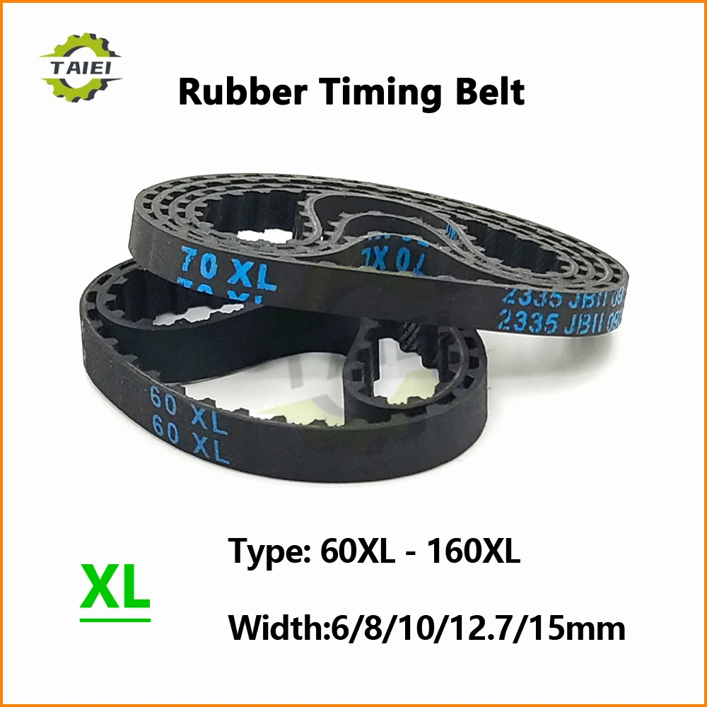 

XL Rubber Synchronous Belt 60XL 70XL 80XL Width 6-15mm 60XL-160XL Timing Toothed Belt 100XL 110XL 120XL 130XL 140XL 142XL 150XL