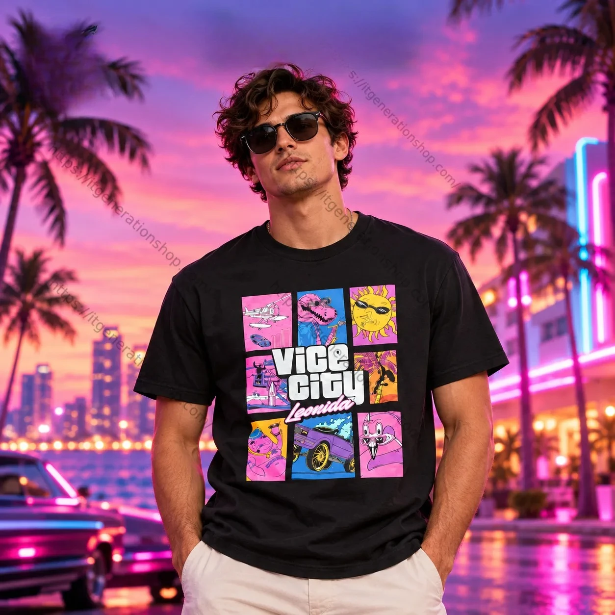 GTA 6 2026 Tshirt Grand Theft Auto VI Game Character Graphic Unisex Short Sleeve Cotton Tee Gaming Fans T-shirt Casual Tops