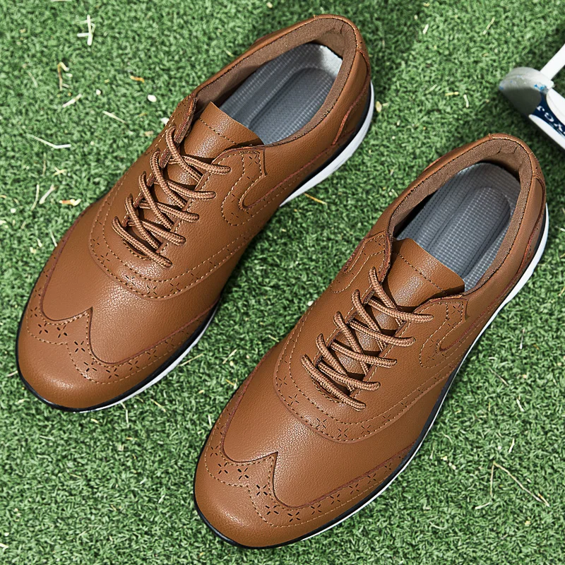 Men Golf Shoes Comfortable Male Cushioning Footwears for Cushioning Walking Golfers Sneakers