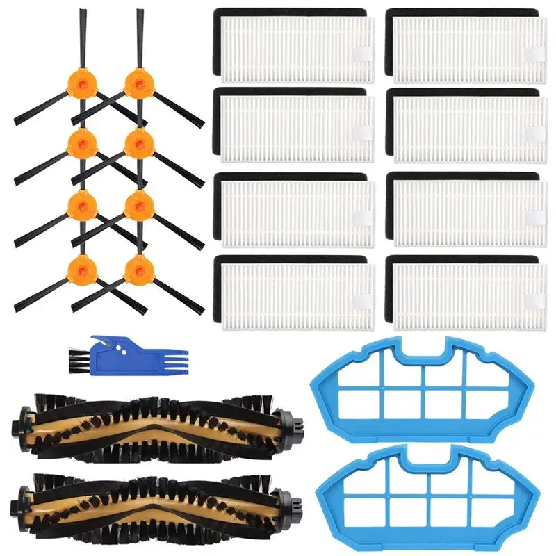 BAAG-For Ecovacs Deebot N79S N79 Accessories Replacement HEPA Filter Main Side Brush Set Kit Robot Vacuum Cleaner Consumables