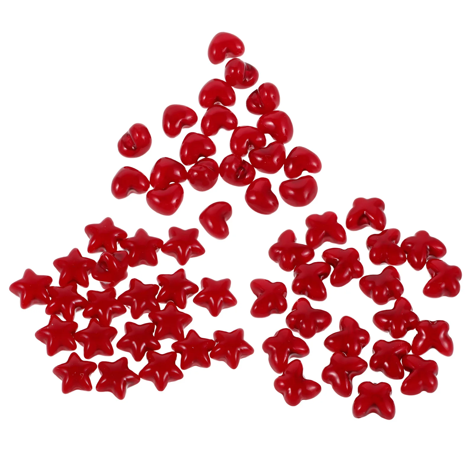 

60Pcs Heart Nail Charms Red Butterfly Small Nail Decorations for Women DIY Manicure Art Jewelry Valentine's Day Gift