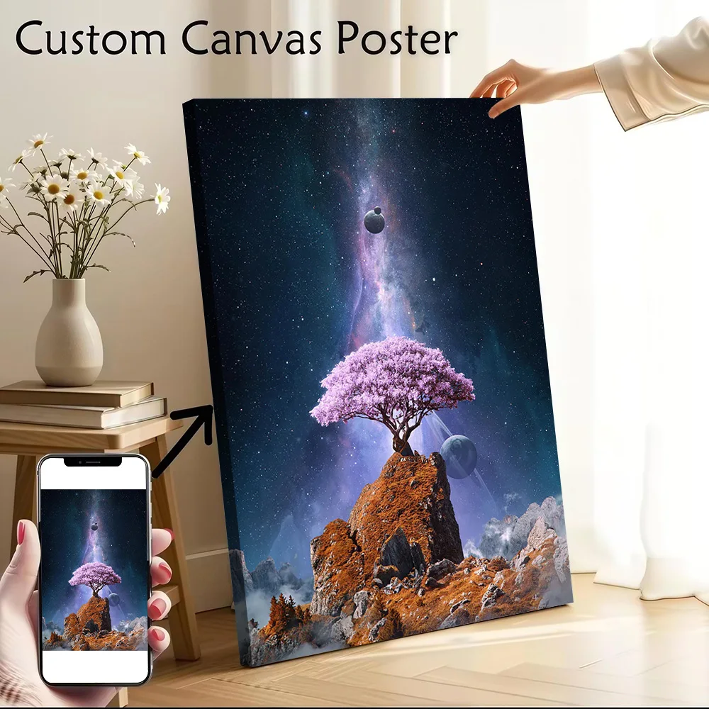 Affiche Ambition personnalisable, peinture sur toile imprimée pour images murales, décorations d'intérieur, tableaux décoratifs, décoration murale
