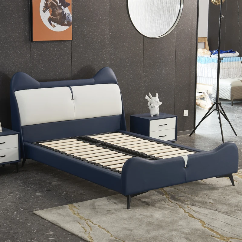 Full Size Canopy Kids Solid Wood Platform Bed Frame with Twin Trundle Headboard Grey No Box Spring Needed Furniture
