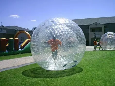 Boule de zorb débarcommerciale, boule de zorb pour la terre et l'eau, boule de zorb de hamster humain, diamètre de 3m