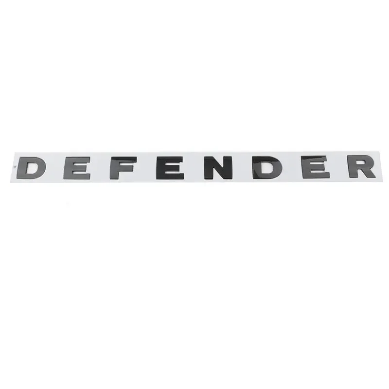 DEFENDER letter logo car stickers old style for Land Rover DEFENDER SPORT SUV front hood cover label emblem refit trunk decals