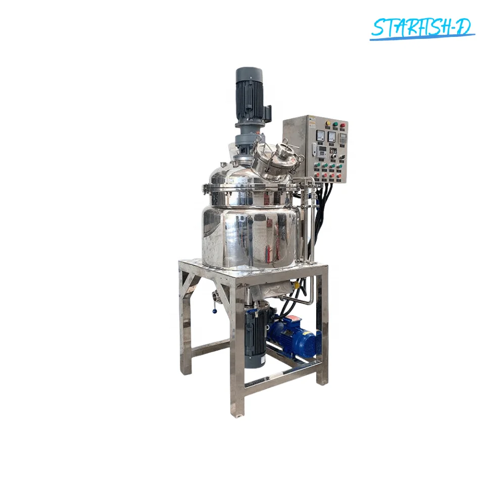 Homogenizer Cosmetic Manufacturing Machinery for Lab Body Lotion Cosmetic Cream