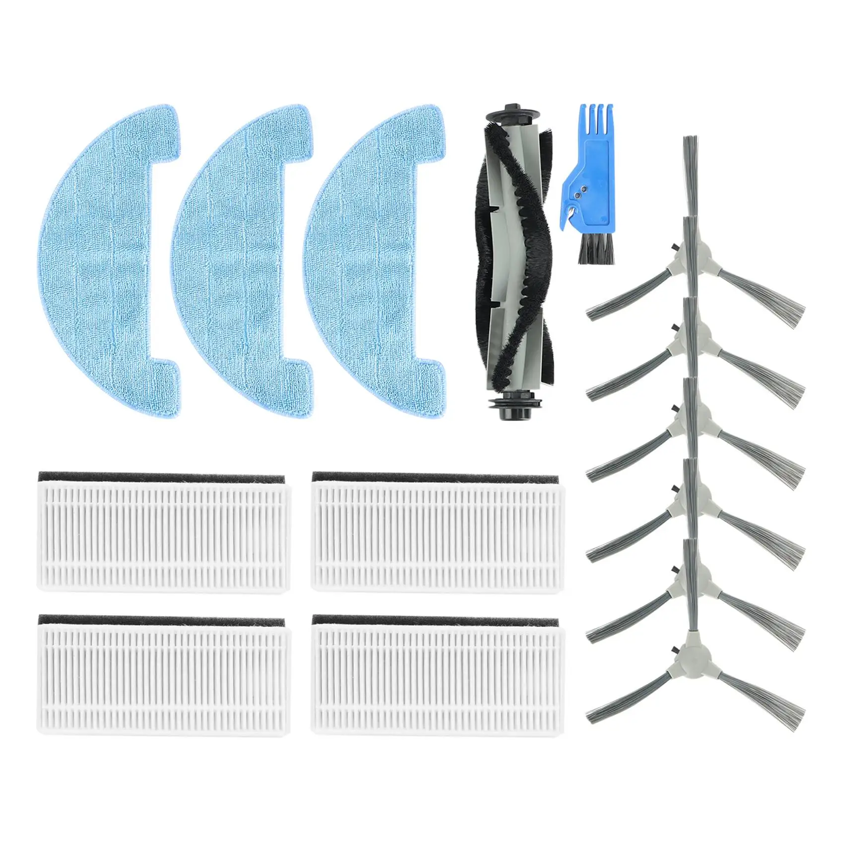 Ersatz der Ersatzteile für Seiten bürsten filter rollen bürsten lappen für den Bagotte BG750 Roboters taub sauger