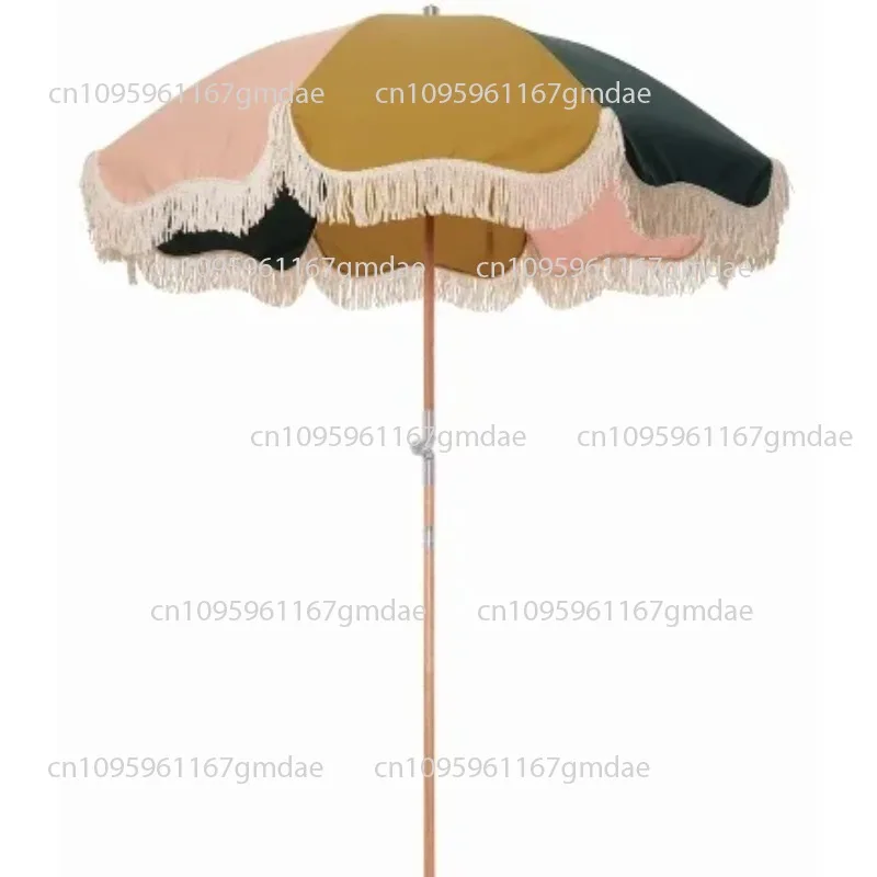 يمكن تحويل مظلة الشمس الخارجية إلى مظلة شمس على الشاطئ؛ قوي ومتين