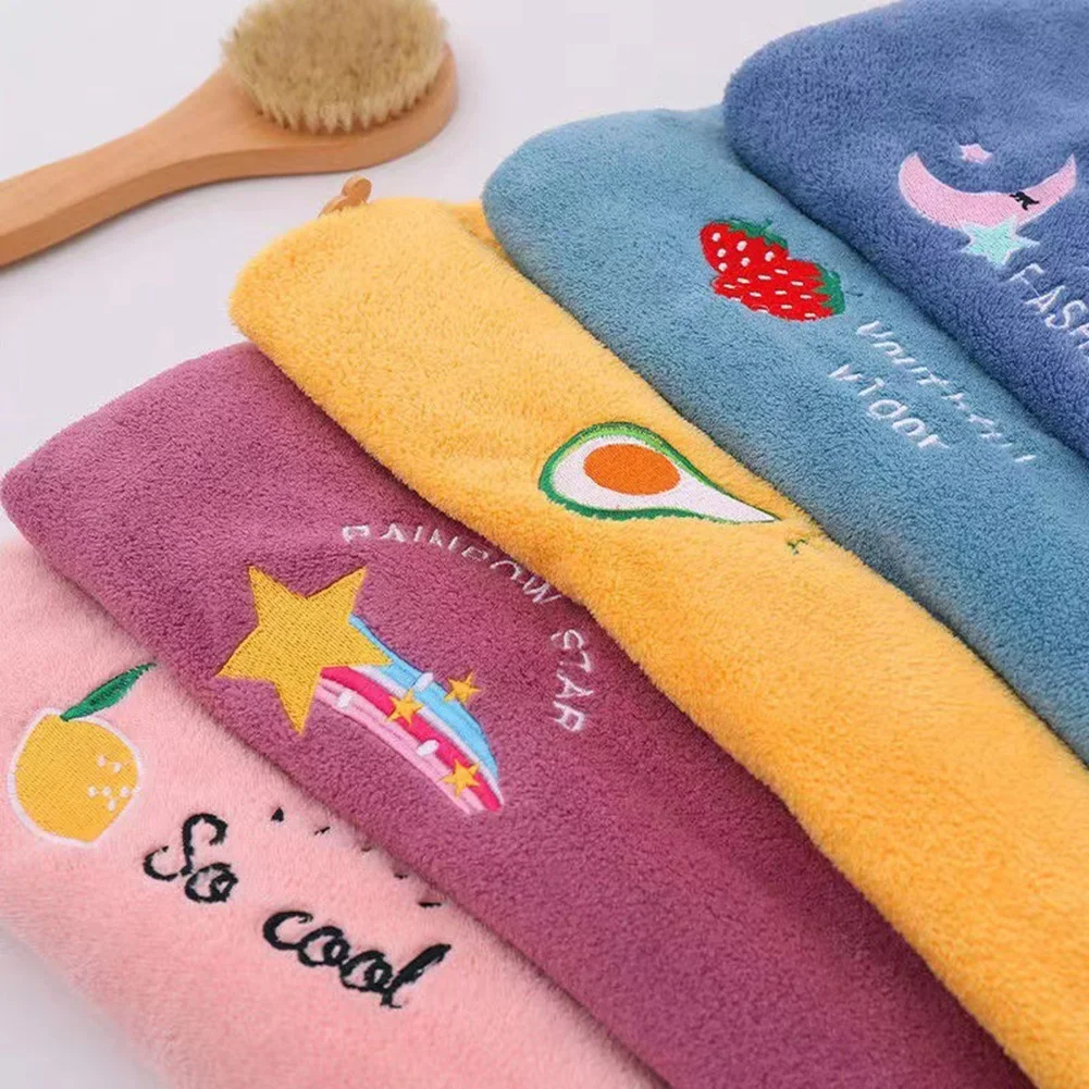 Women Hair Drying Hat Quick-dry Hair Towel Cap Hat Bath Hat Microfiber Solid Towel Cap Super Absorption Turban Hair Dry Cap