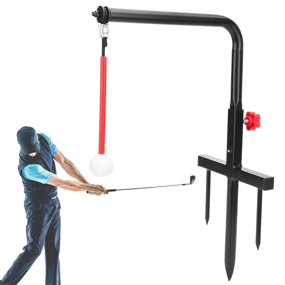 Golf Swing Hitting Trainer, Outdoor Insert in the Ground, Multifunctional, Portable Posture Correction, Not Need Pick Up Ball